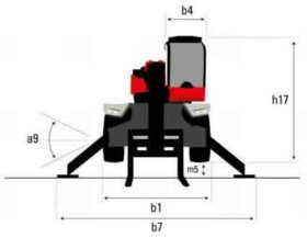 chariot telescopique rotatif 22m avec stabilsateurs 1