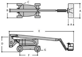 nacelle articulee thermique 26m 2