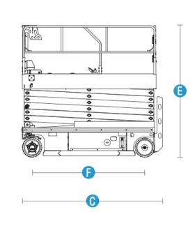 plateforme electrique 16m 3